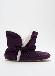 Chaussons/Pantoufles violet ISOTONER pour fille seconde vue