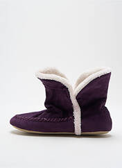 Chaussons/Pantoufles violet ISOTONER pour fille seconde vue