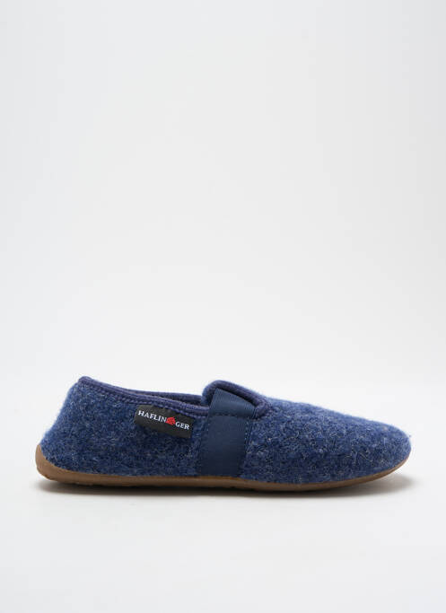 Chaussons/Pantoufles bleu HAFLINGER pour enfant