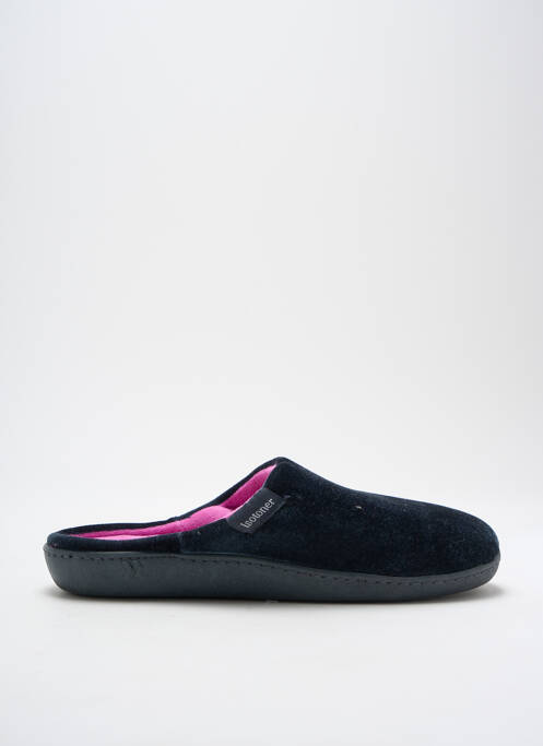 Chaussons/Pantoufles bleu ISOTONER pour femme