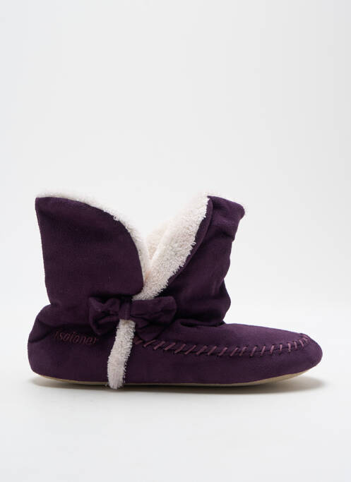 Chaussons/Pantoufles violet ISOTONER pour fille