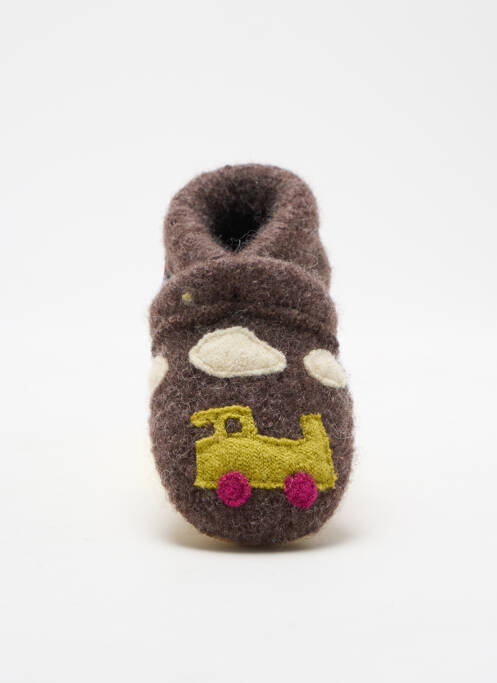 Chaussons/Pantoufles marron HAFLINGER pour garçon