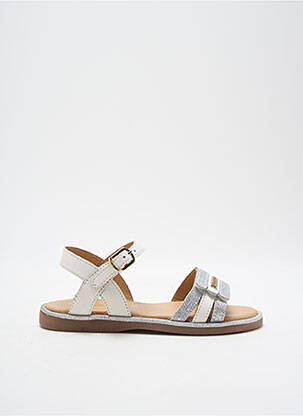 Sandales/nu pieds tissage tissage pailleté bout ouvert argent LES TROPEZIENNES PAR M.BELARBI fille