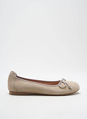 Ballerines nubuck chiquet beige ACEBOS fille