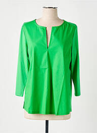 Blouse manches 3/4 manches 3/4 vert MARIA BELLENTANI femme