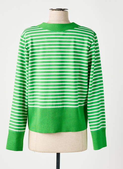 Gilet manches longues vert MARIA BELLENTANI femme