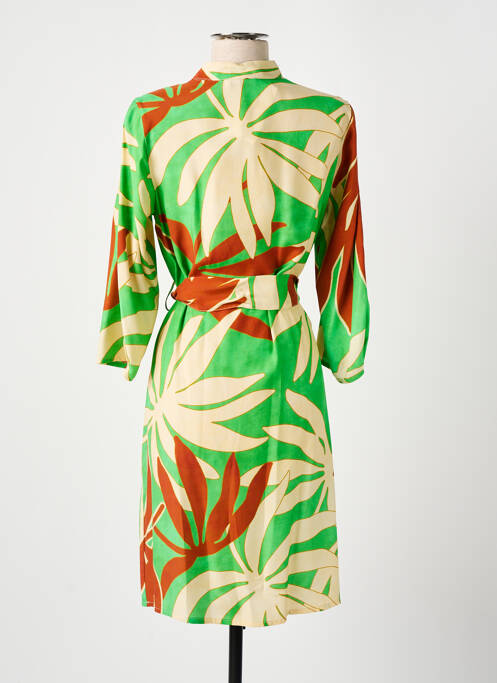 Robe mi-longue vert MARIA BELLENTANI pour femme