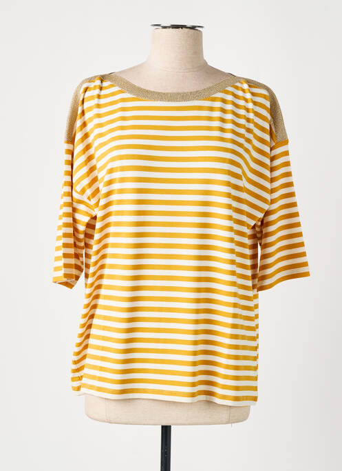 T-shirt jaune MARIA BELLENTANI pour femme