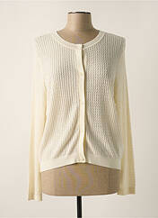 Gilet manches longues beige DOREE CACHEMIRE pour femme seconde vue