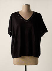 Pull noir DOREE CACHEMIRE pour femme seconde vue