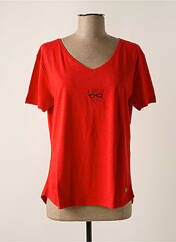 T-shirt rouge LE BOUDOIR D'EDOUARD pour femme seconde vue