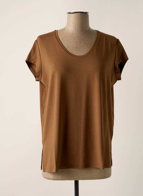 Top marron MARIA BELLENTANI pour femme