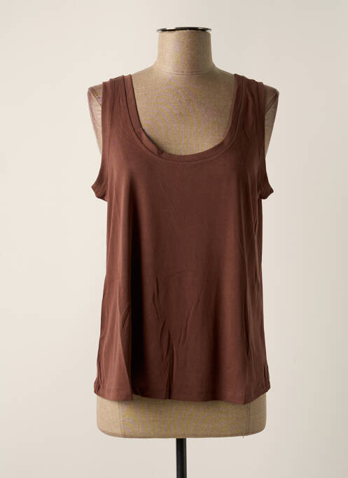 Top marron YERSE pour femme