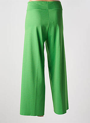 Pantalon 7/8 taille haute taille haute vert MARIA BELLENTANI femme