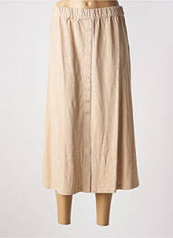 Jupe longue taille haute beige YERSE femme