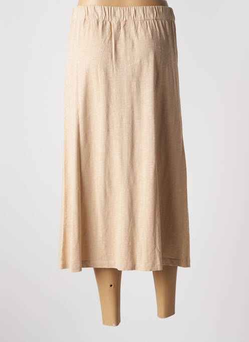 Jupe longue beige YERSE pour femme