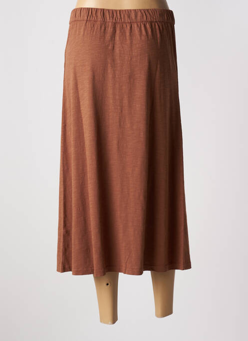 Jupe longue marron YERSE pour femme