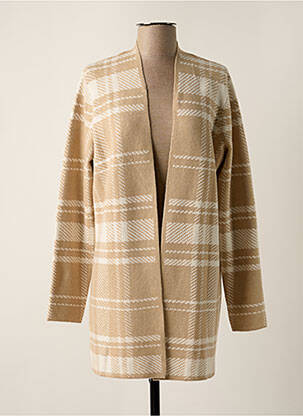 Gilet manches longues stretch beige CECIL femme