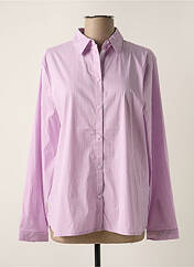 Chemise manches longues violet CECIL pour homme seconde vue