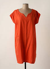 Robe courte orange BASTINGAGE pour femme seconde vue