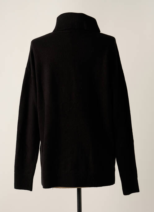Pull col roulé noir CECIL femme
