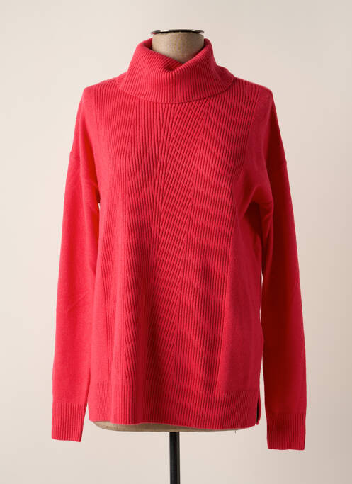 Pull col roulé rose CECIL pour femme