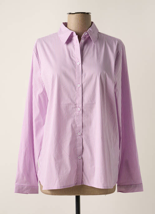 Chemise manches longues violet CECIL pour homme