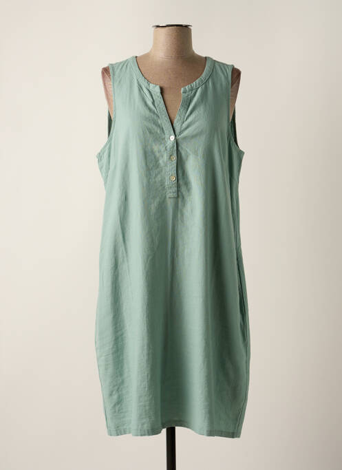 Robe mi-longue vert ESPRIT DE LA MER pour femme