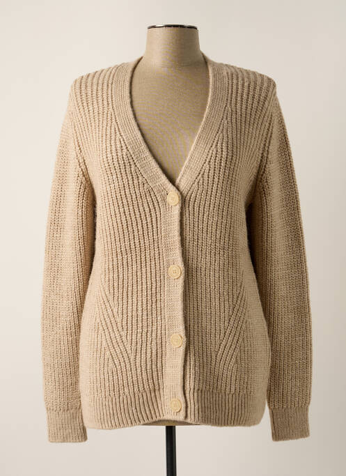 Gilet manches longues beige CECIL pour femme