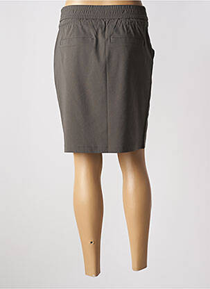Jupe mi-longue taille haute vert CECIL femme
