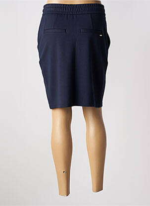 Jupe mi-longue stretch bleu CECIL femme