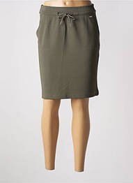 Jupe mi-longue taille haute vert CECIL femme
