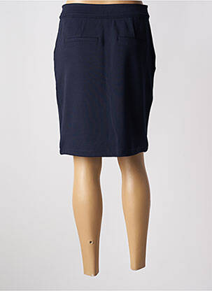Jupe mi-longue stretch bleu CECIL femme