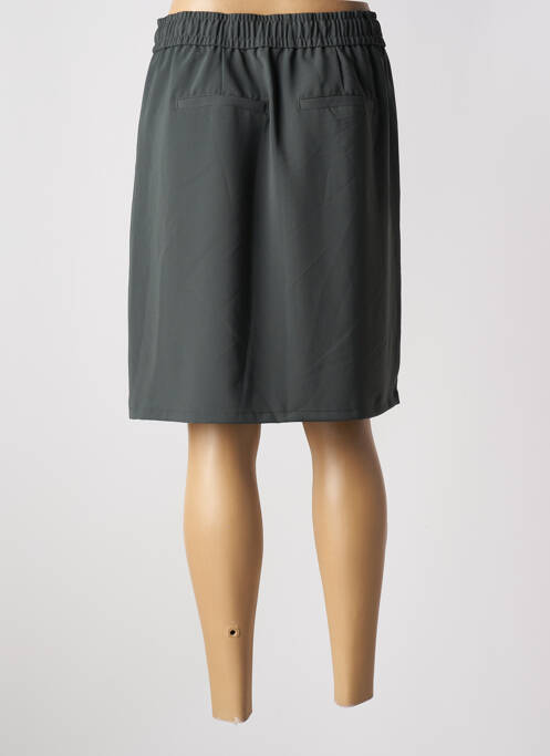 Jupe mi-longue vert CECIL pour femme