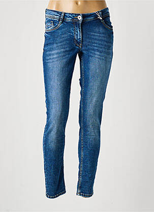 Jeans skinny stretch taille basse bleu CECIL femme
