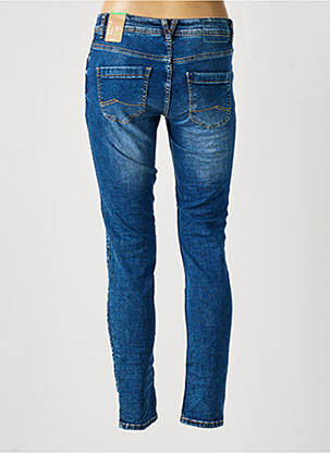 Jeans skinny stretch taille basse bleu CECIL femme