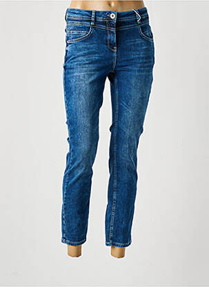 Jeans coupe slim stretch taille normale bleu CECIL femme