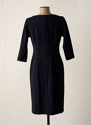 Robe mi-longue manches 3/4 manches 3/4 bleu CYCLAMELLE femme