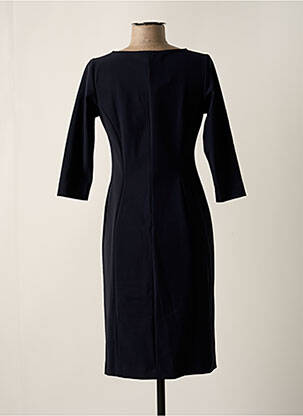 Robe mi-longue manches 3/4 manches 3/4 bleu CYCLAMELLE femme