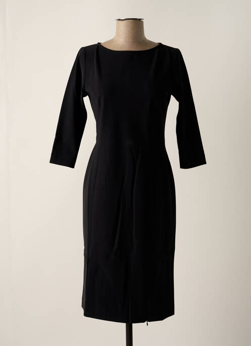 Robe mi-longue noir CYCLAMELLE pour femme