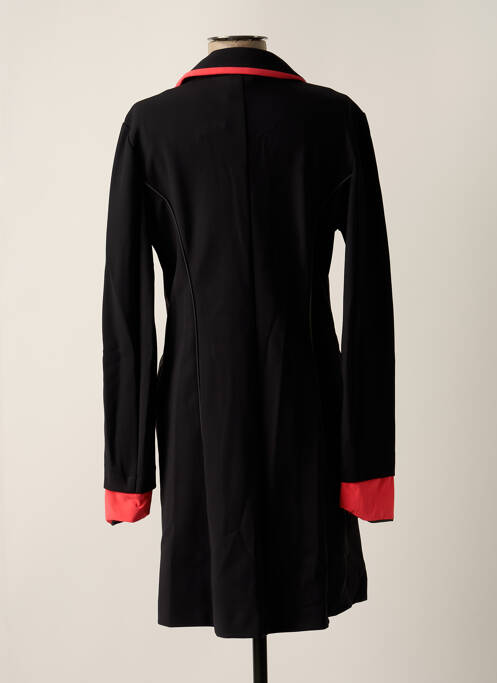 Manteau long noir CYCLAMELLE pour femme