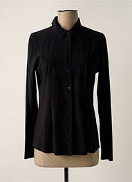 Chemisier coupe cintrée manches longues noir CYCLAMELLE femme