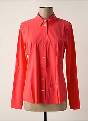Chemisier coupe cintrée manches longues rose CYCLAMELLE femme