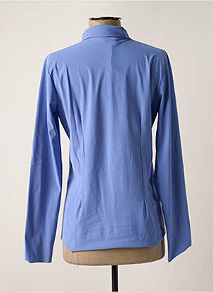 Chemisier coupe cintrée manches longues bleu CYCLAMELLE femme