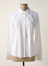 Chemisier coupe cintrée manches longues blanc CYCLAMELLE femme