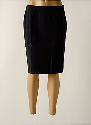 Jupe mi-longue coupe droite bleu CYCLAMELLE femme