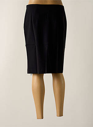 Jupe mi-longue coupe droite bleu CYCLAMELLE femme