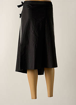 Jupe mi-longue coupe évasée noir CYCLAMELLE femme