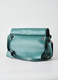 Sac multipoches forme rectangulaire vert CYCLAMELLE femme