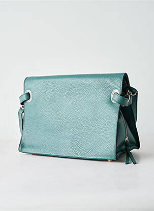 Sac bandoulière amovible forme rectangulaire vert CYCLAMELLE femme